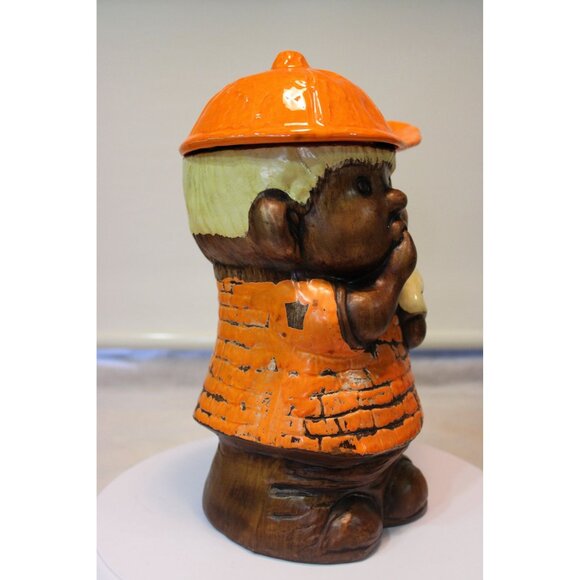 Cookie Jar - Little Baseball Player Orange by Treasure Craft - Picture 4 of 4
